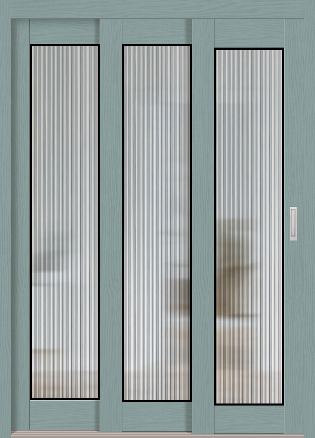 Mint(Fluted Glass)